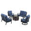 Ferruccia Outdoor 7 - Piece Conversation Set-824685733