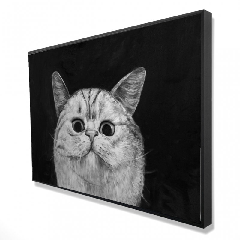 «Watch Cat», reproduction sur toile