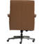 Fauteuil de direction en cuir Fleet Russet