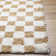 Geatches Geometric Machine Woven Polypropylene Area Rug in Mustard