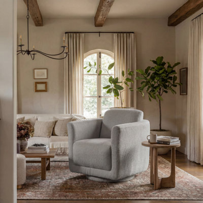 Joie Upholstered Swivel Chair