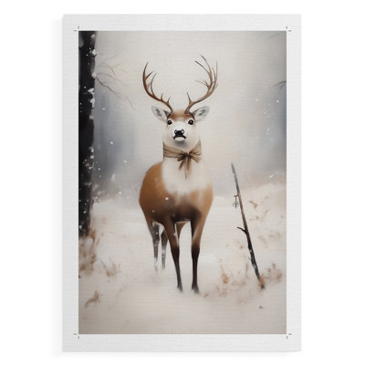 Art des Fêtes de Noël - Série 2-CCDCLXXV - Impression sur toile seulement - NON-CADRE