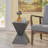 Charming Lightweight Concrete Side Table With Twisted Hourglass Structure-2084048456