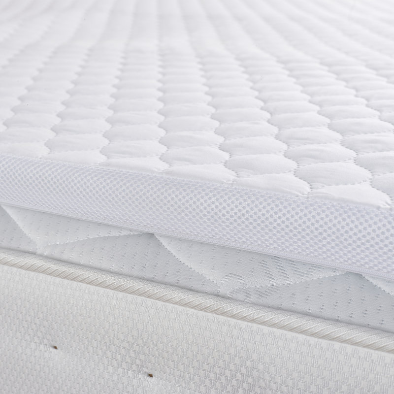 Slumberdown White Airstream Breathable 4cm Mattress Topper, Kingsize (5')