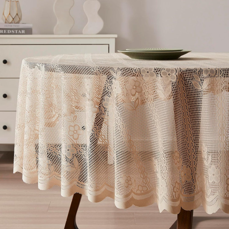 Nappe Crochet, L 36 po, Lin