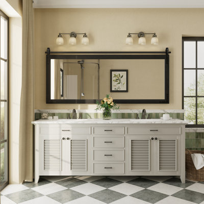 Miroir mural Amara Rustic Farmhouse