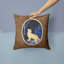 Coussin décoratif intérieur / extérieur Starry Night Golden Retriever