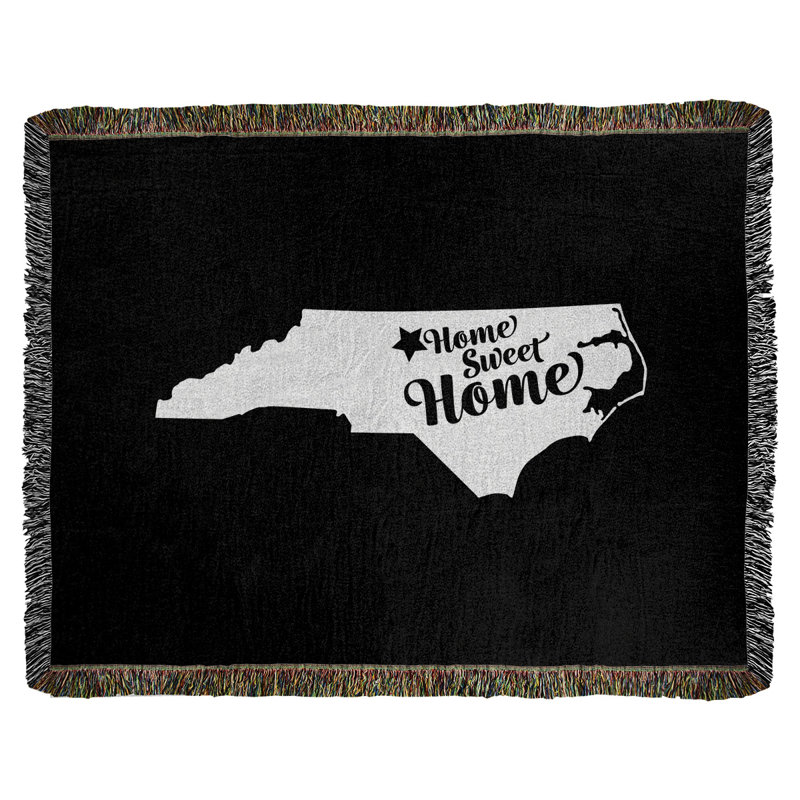 Jeté en coton greensboro doux, 37 po x 52 po, Noir