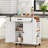 Rolling Kitchen Island with Power Outlet-1253121317