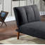Ensemble de canapé modulaire en polyfibre noir 2 pièces-889937390
