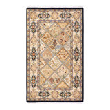 Classic One-of-a-Kind 2'8" X 4'4" Hand Knotted Area Rug
