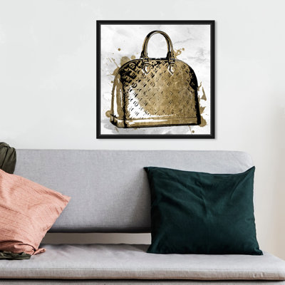 «LV Gold», impression sur toile