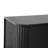 63"Wavy Storage Sideboard, Double-Door Buffet Cabinet With Adjustable Shelves, Suitable For Kitchen, Living Room, Hallway - Versatile Storage (Black)-26411403