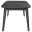 Ensemble de 3 tables basses rectangulaires noires
