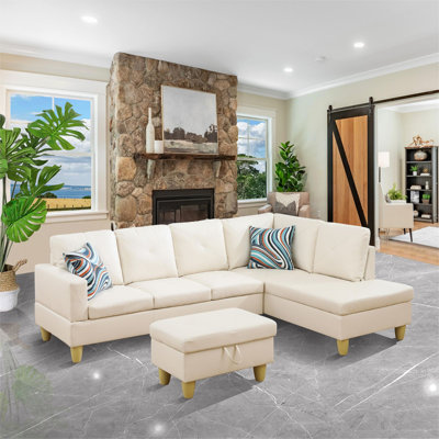 Jibrael 3 - Piece Upholstered Sectional