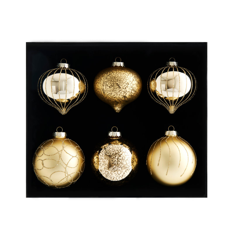 10.8cm Solid Colour Plastic / Acrylic Bauble, Pale Gold