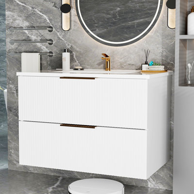 Wall Mounted Bathroom Vanity without Sink