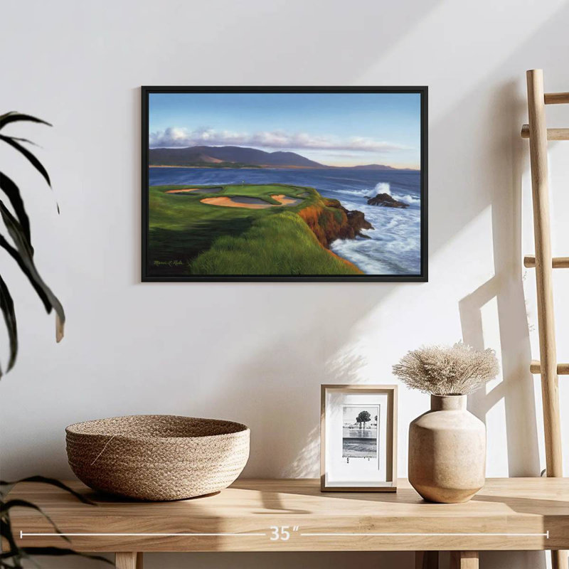 Sireci Pebble Beach 7th Hole, 13" H x 19" W