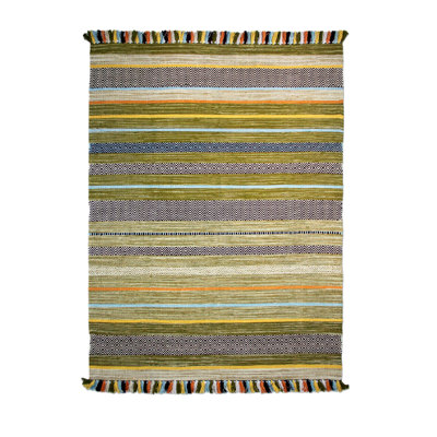 Chiodo Striped Hand Woven Area Rug