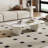 Neatha Modern 51" Rectangular coffee table, White Sintered Stone Tabletop, Brown Solid Wood Legs for livingroom-470196668-497422044
