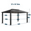 Pavillon de jardin en aluminium Santa Monica-93776342