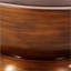 Élégante table basse martelée en métal avec un design de sablier et une structure en fer durable pour les intérieurs modernes-348020790