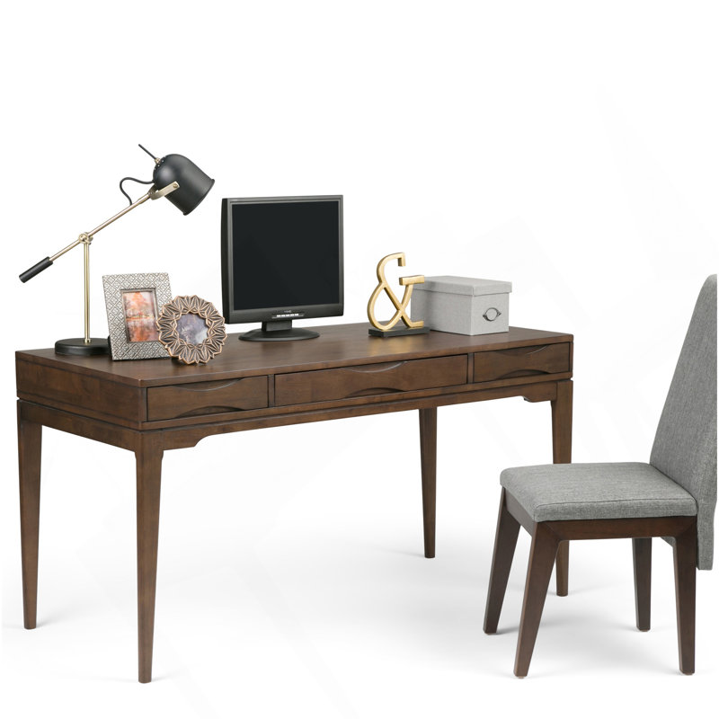 Harper - Bureau - Brun noyer, Marron foncé