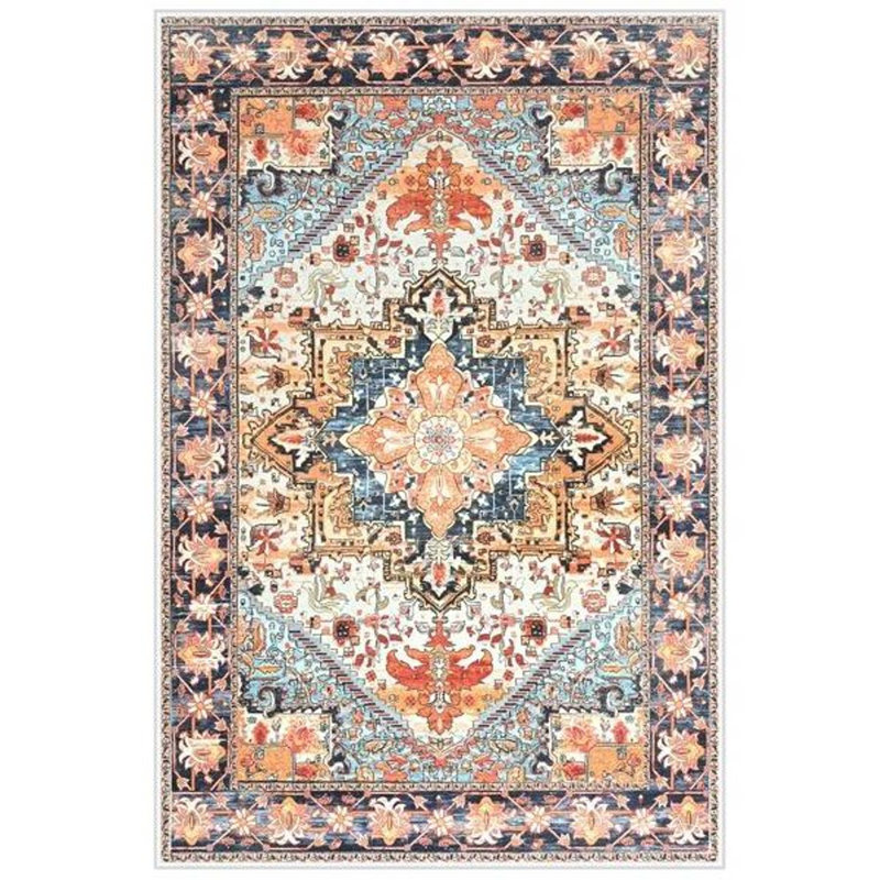 Fillender Washable Soft Vintage Rug Fashion Floral Rug For Living Room Dorm Decor, Rectangle 10' x 14'