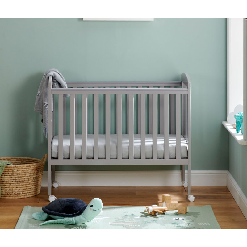BabyMore Space Saver Cot, Grey
