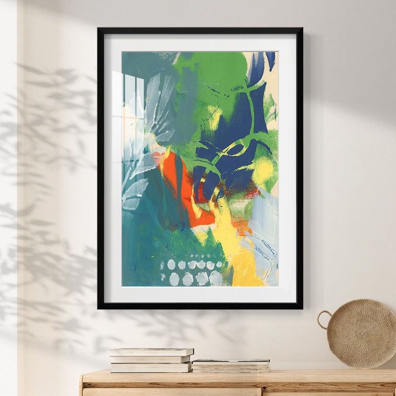 Tropical graphiques II - impression encadrée, H 28,5 po x l 20,5 po, Noir
