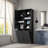 Bathroom Storage Cabinet with Doors and Tilt-Out Laundry Hamper-483995919