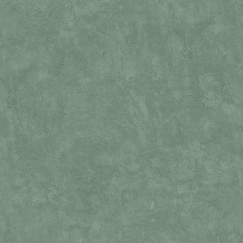 Papier peint texturé faux béton, Vert foncé