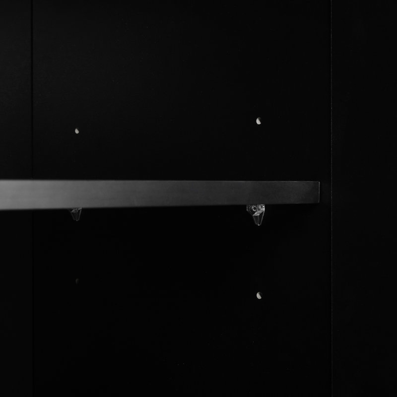 Élégant banc de rangement pour chaussures avec charnières lisses, noir pour entrée élégante, Noir