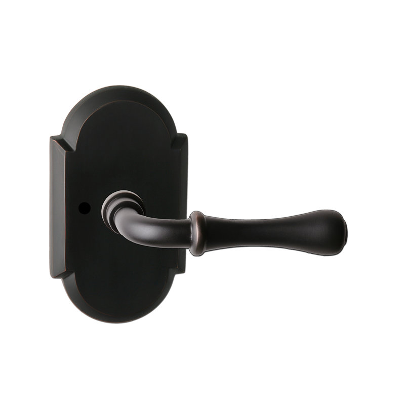 Levier d'intimité sur rosette arquée Bravura 931-G2 Huntsville en bronze huilé