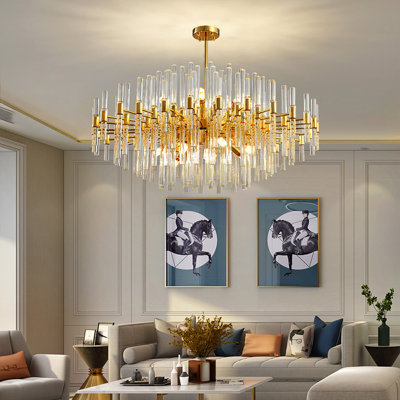 Mchugh 18-Light Crystal Chandelier