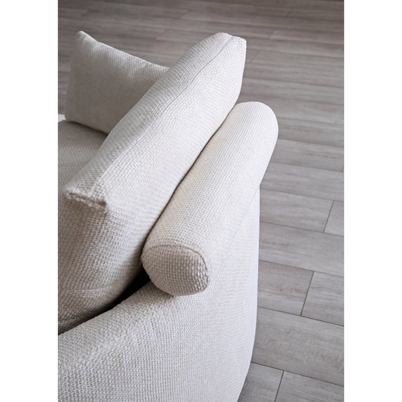 Lit en lin beige pour les petits espaces, canapé multifonctionnel, se transforme en chaise longue et matelas en douceur avec fonction escamotable, 3 canapés relaxants, se transforme sans effort
