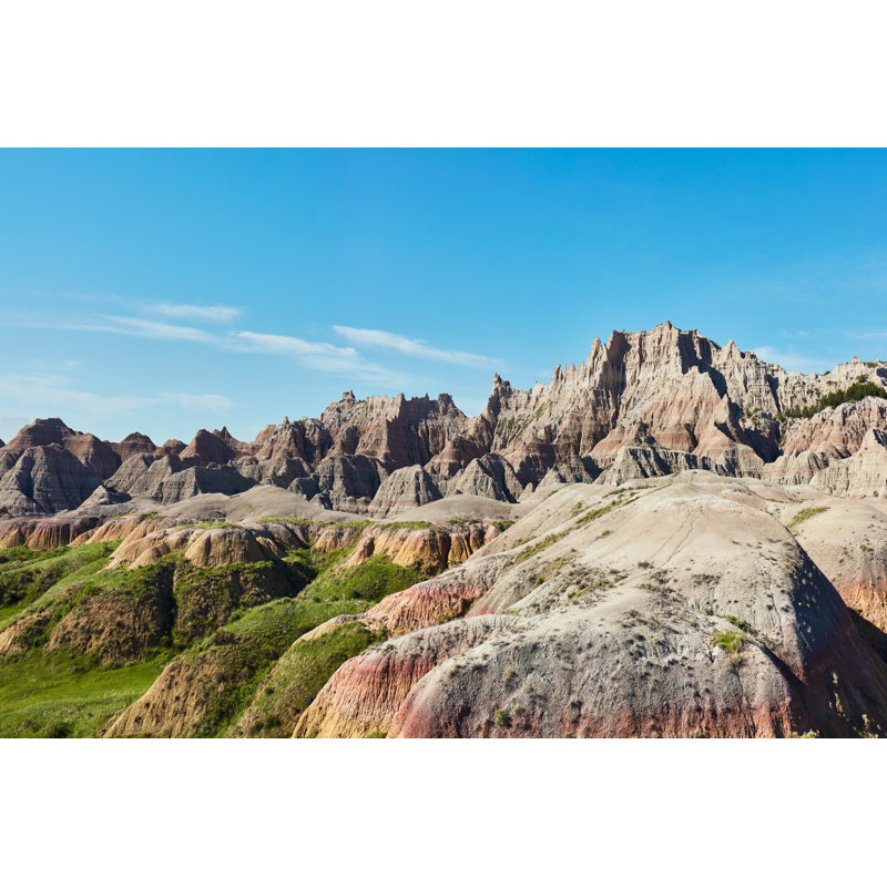 Badlands II by James McLoughlin - Photograph, 20 cm H x 30 cm W, Black Floater Framed