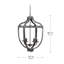 Luminaire suspendu avec chaîne réglable