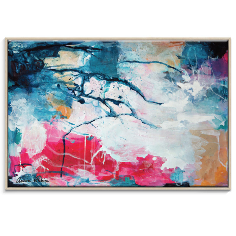I Feel It All by Amira Rahim - Painting on Canvas, Timber, 102cm H x 152cm W