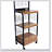 Versatile 4-Tier Microwave Kitchen Cart with Drawer and Electrical Outlets for Enhanced Storage and Convenience-46070612