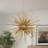Chisem 9 - Light Gold Sputnik Pendant