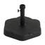 Hex Shape Outdoor 65-pound Black Umbrella Base
