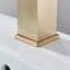 Brushed Gold Basin Sink Mixer Tap Waterfall Cloakroom Mono Single Lever Bathroom Tap