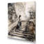 Impression sur toile, "Elegant Woman Walking Down Stairs IV"-88566499-88566504