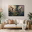 Oiseaux, paradis africain, mouchoir gris, art mural en métal-937166167