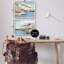 «Seaside Cliff Modern Landscape», ensemble de 2 giclées encadrées par Ethan Harper-911396378-911396377