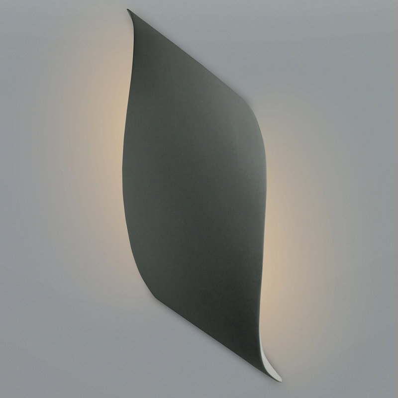 Ambiance - Wave LED ADA Wall Sconce - Pewter Green, Pewter Green