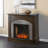 Billingsdon Freestanding Criss Cross Fireplace