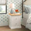Eastchester 45cm W Solid + Manufactured Wood Bedside Table-121604641