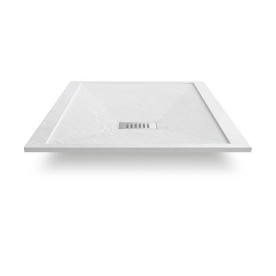 35.4" W x 35.4" D Double Shower Base